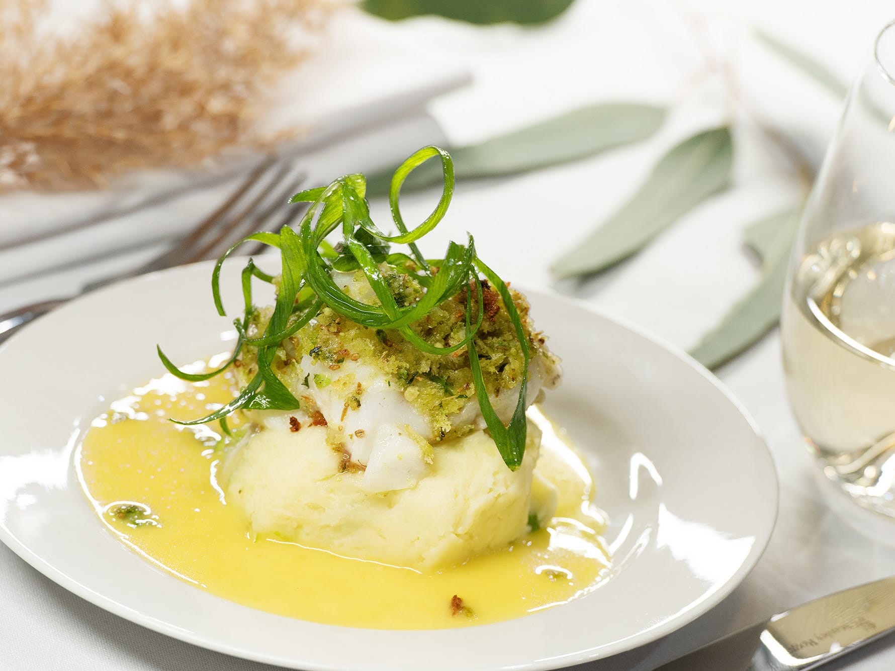 Murray Cod with Desert Lime Beurre Blanc Sauce