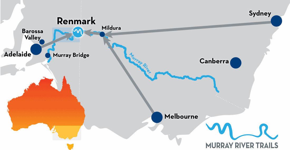 Renmark South Australia Map